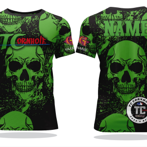 TC Cornhole Collab - Toxic Skull