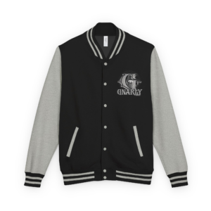Gnarly Logo Letterman Jacket — Retro Skate Varsity Coat