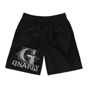 Gnarly Logo Men’s Jogger Shorts — Bold Graphic Athletic Shorts