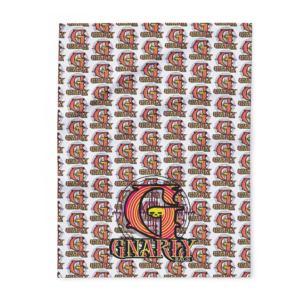 Arctic Fleece Blanket — Retro 'Gnarly' Pattern Cozy Throw